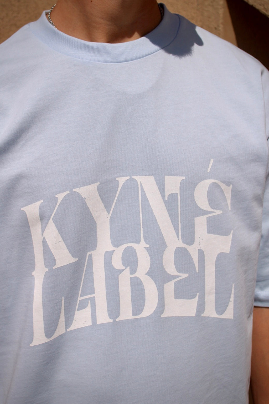 KYNELABEL TEE LIGHT BLUE