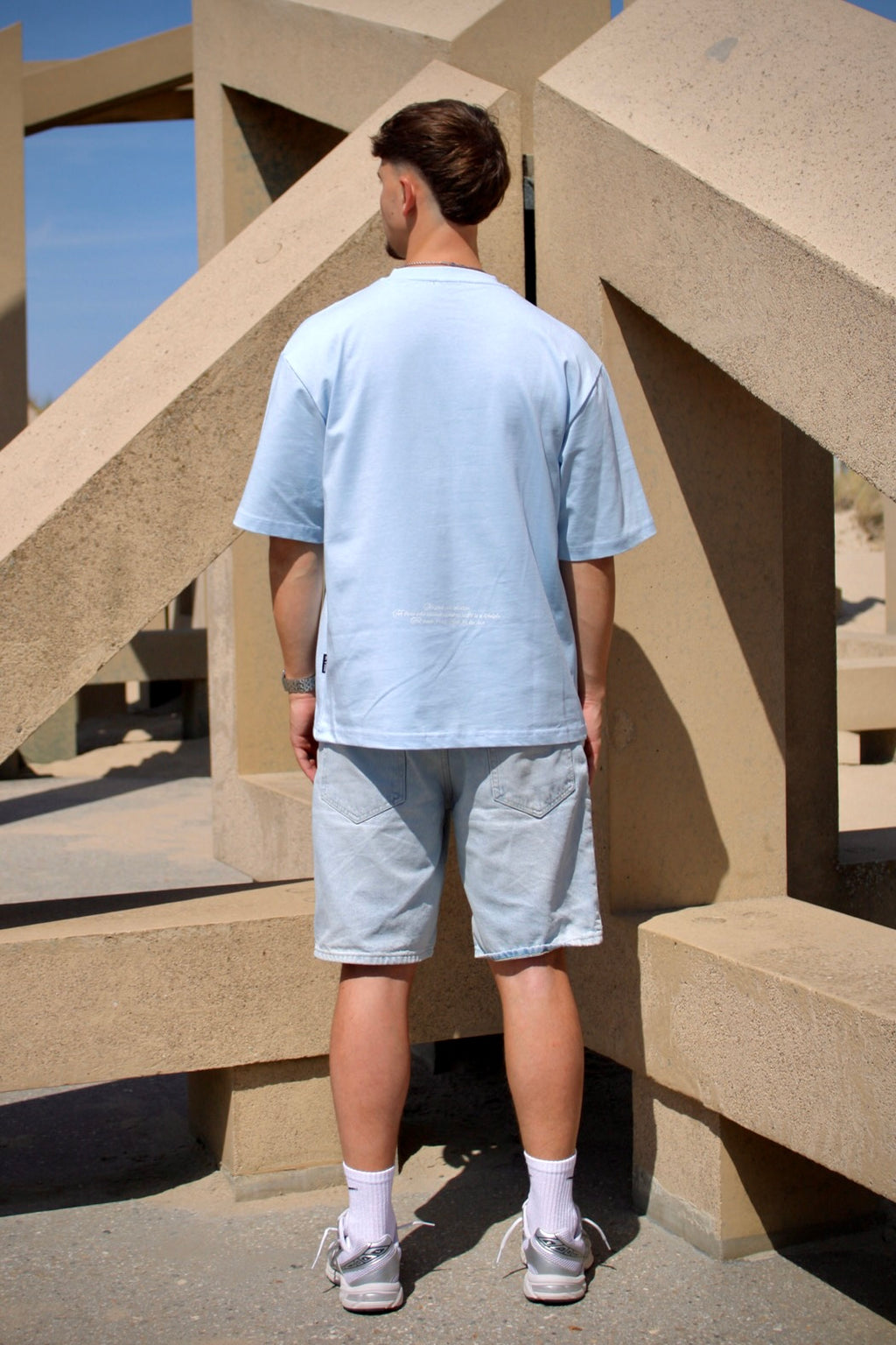 KYNELABEL TEE LIGHT BLUE