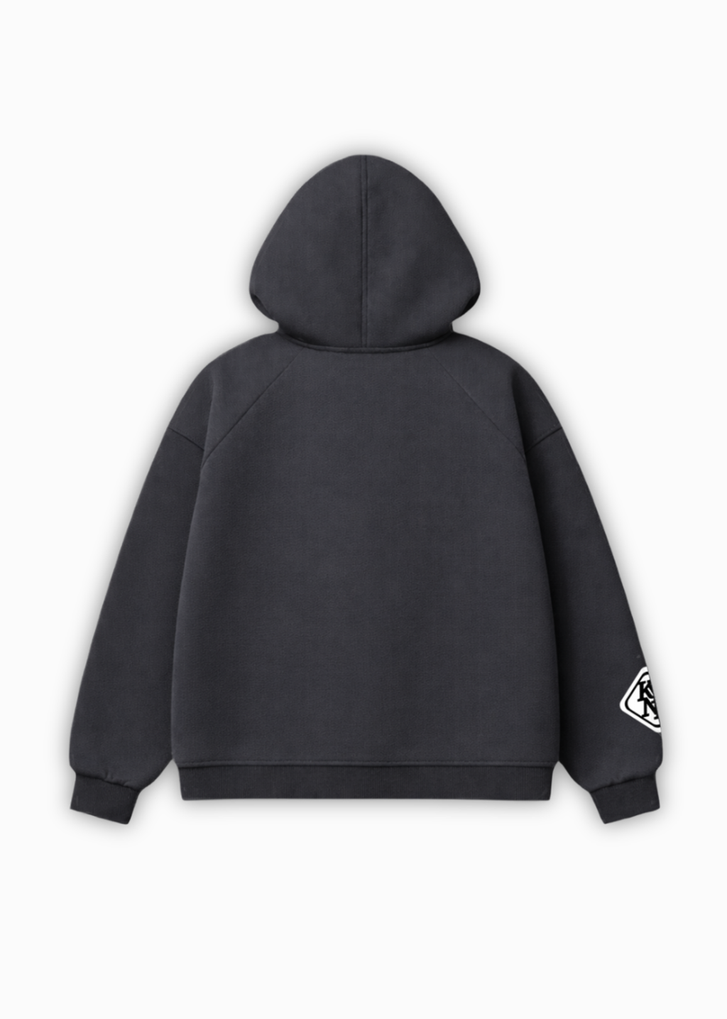 KYNE ZIP HOODIE SMOKEDBLUE