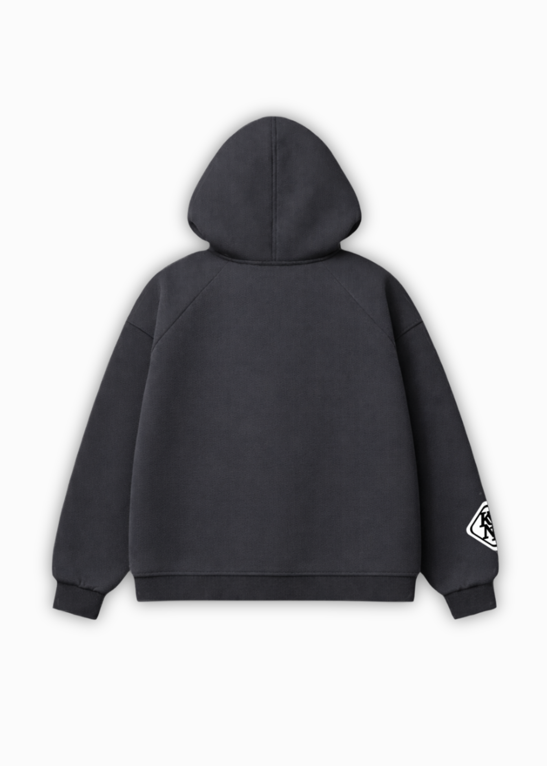 KYNE ZIP HOODIE SMOKEDBLUE
