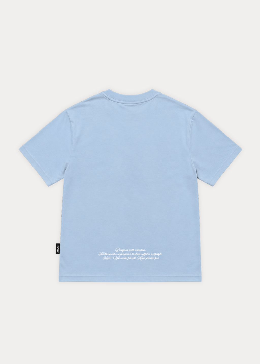 KYNELABEL TEE LIGHT BLUE